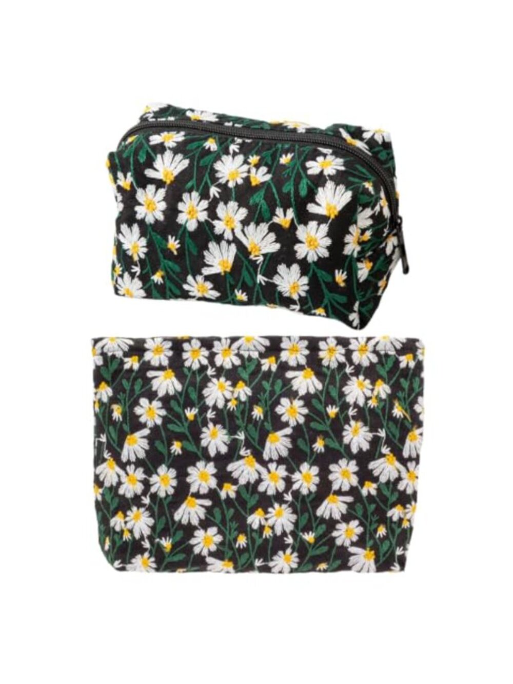 2 Pack Large Cosmetic Bags Travel Toiletry Organizer Pouch Set